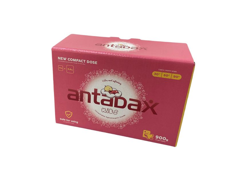 Гипоаллергенный детский стиральный порошок для цветных вещей Antabax 0,9 кг