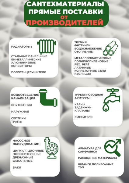 Отопление и водоснабжение